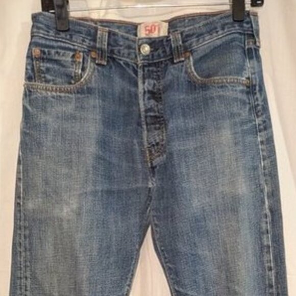 Levi Strauss & Co. 501 Original Fit Button Fly Straight Leg Signature Pant 30x32 - Picture 4 of 7